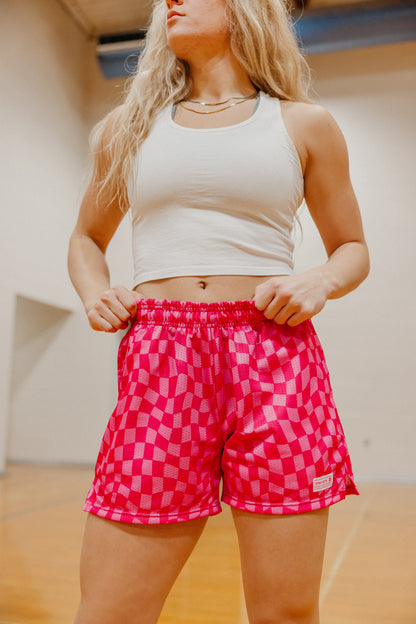 ALL BOXED OUT SHORT IN PINK