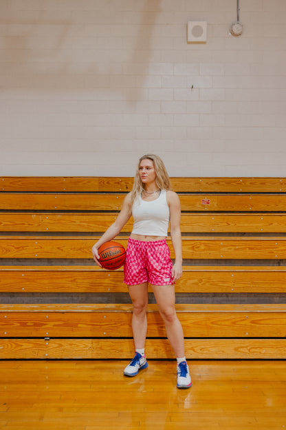 ALL BOXED OUT SHORT IN PINK